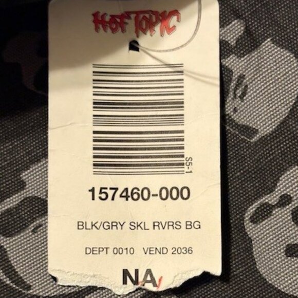 NWT Vintage Y2K Hot Topic Skull Bag - Picture 4 of 5